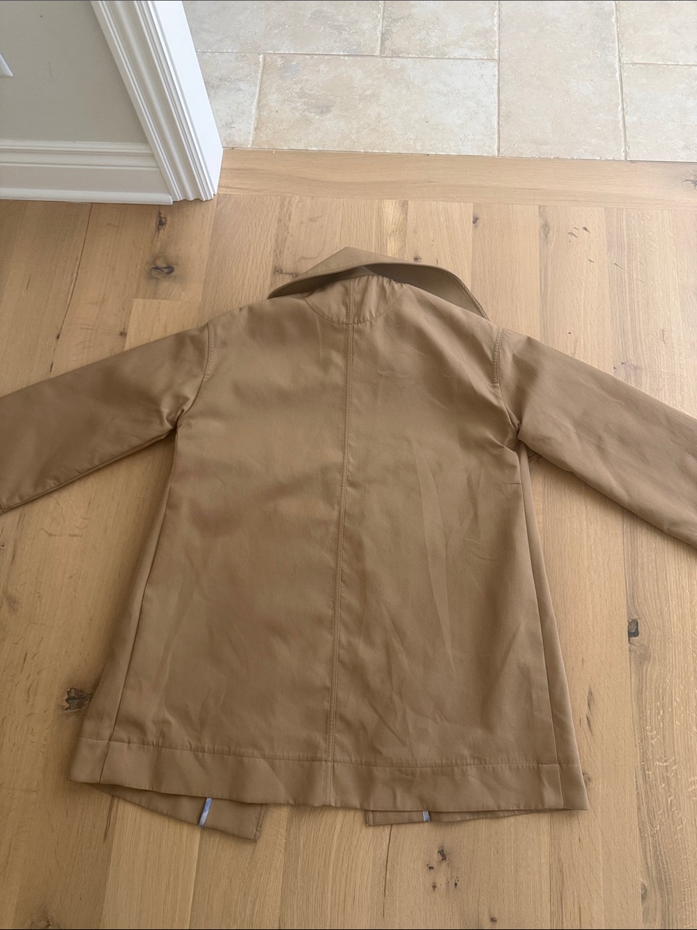 Ganni swing style trench Jacket size small/medium - Picture 4 of 4